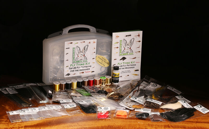 Hareline Fly Tying Material Kit With Premium Tools and Vise - Hareline  Dubbin
