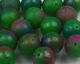 Preview image of product UV2 Fusion Egg Beads 8mm Peacock Green #577