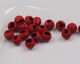 Preview image of product 1/8 Inch 3.3mm Mottled Tactical Slotted Tungsten Beads #310 Red