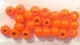 Preview image of product 3/32 Inch 2.4mm Dazzle Brass Beads #137 Fl. Orange