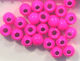 Preview image of product 3/32 Inch 2.4mm Dazzle Brass Beads #138 Fl Pink
