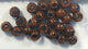 Preview image of product 3/32 Inch 2.4mm Dazzle Brass Beads #239 Mottled Brown