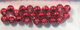 Preview image of product 1/8 Inch 3.3mm Dazzle Brass Beads #310 Metallic Red