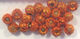 Preview image of product 1/8 Inch 3.3mm Gritty Brass Beads #271 Orange Grit
