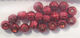 Preview image of product 1/8 Inch 3.3mm Gritty Brass Beads #310 Red Grit