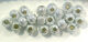 Preview image of product 3/16 Inch 4.6mm Gritty Tungsten Beads #344 Silver Grit