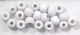 Preview image of product 3/16 Inch 4.6mm Gritty Tungsten Beads #377 White Grit
