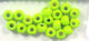 Preview image of product 1/8 Inch 3.3mm Gritty Brass Beads #54 Chartreuse Grit