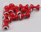Preview image of product Medium Double Pupil Lead Eyes #10 Red W White and Black
