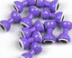 Preview image of product Medium Double Pupil Lead Eyes #12 Purple W White and Black