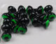 Preview image of product Medium Double Pupil Lead Eyes #3 Black W Fl Chart and Black