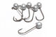 Preview image of product 1/4oz Unpainted Round Lead Jighead Hook Size#1 6 Pack
