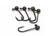 Preview image of product 1/80oz Black Nickel Plated Round Lead Jighead Hook Size#1 5 Pack