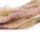 Preview image of product Barred Polychrome Rabbit Strips Tan / Pale Purple Barred Pale Rust #6