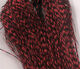 Preview image of product Micro Barred Voodoo Fibers #310 Black Barred Red