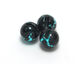 Preview image of product 1/8 3.3mm Crackle Tungsten Beads #23 Blue / Black 20 Pack