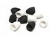 Preview image of product Foam Cupped Faced Popper Heads Extra Small Black #11