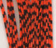 Preview image of product Grizzly Barred Rubber Legs Medium #258 Neon Orange