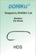 Preview image of product Dohiku HDS Streamer Hook Barbless Size 2