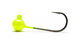 Preview image of product Jig Head 4 Pack UV Chartreuse Size 1 1/16 oz