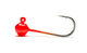 Preview image of product Jig Head 4 Pack UV Orange Size 1 1/16 oz