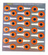 Preview image of product Pro 3D Tabbed Eyes Silver/Hot Orange 3mm