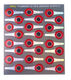 Preview image of product Pro 3D Tabbed Eyes Silver/Hot Red 3mm