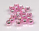 Preview image of product 1/8 Inch 3.3mm Plummeting Tungsten Beads #214 Metallic Light Pink