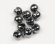 Preview image of product 1/4 6.3mm Spawn's Super Tungsten Slotted Beads #11 Black Nickel