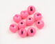 Preview image of product 1/4 6.3mm Spawn's Super Tungsten Slotted Beads #190 Fl Hot Salmon Pink