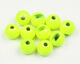 Preview image of product 1/4 6.3mm Spawn's Super Tungsten Slotted Beads #54 Chartreuse