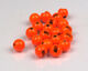Preview image of product 1/8 Inch 3.3mm Slotted Tungsten Beads #137 Fl. Orange