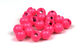 Preview image of product 1/8 Inch 3.3mm Slotted Tungsten Beads #190 Fl Hot Salmon Pink