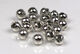 Preview image of product 1/16 Inch 1.5mm Slotted Tungsten Beads #344 Silver