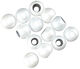 Preview image of product 1/8 Inch 3.2mm Hot Bead Pearl White 25 Pc