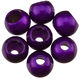 Preview image of product 1/4 Inch 6.4mm Hot Bead Metallic Purple 20 Pc