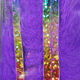 Preview image of product Bling Rabbit Strips Bright Purple with Holo Rainbow Accent #BLS35H
