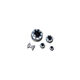 Preview image of product Diamond Fish Eyes Super Fl. Transparent 4 mm