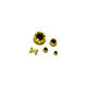 Preview image of product Diamond Fish Eyes Super Fl. Transparent Yellow 4 mm